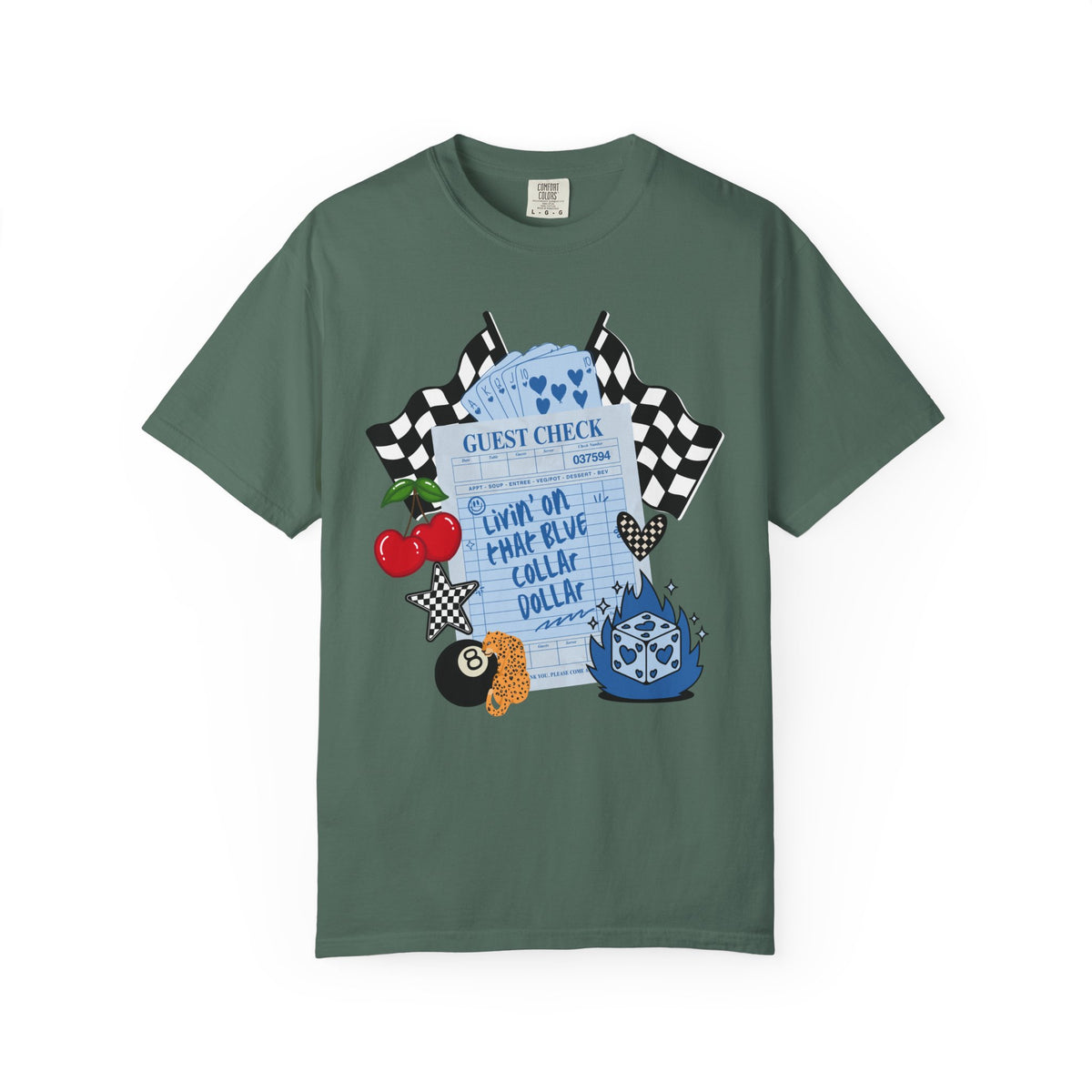 Livin on that blue collar dollar tee