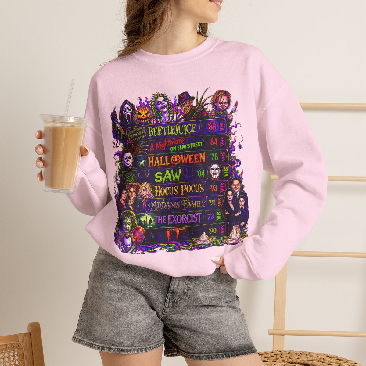 Classic Halloween Horror Crewneck