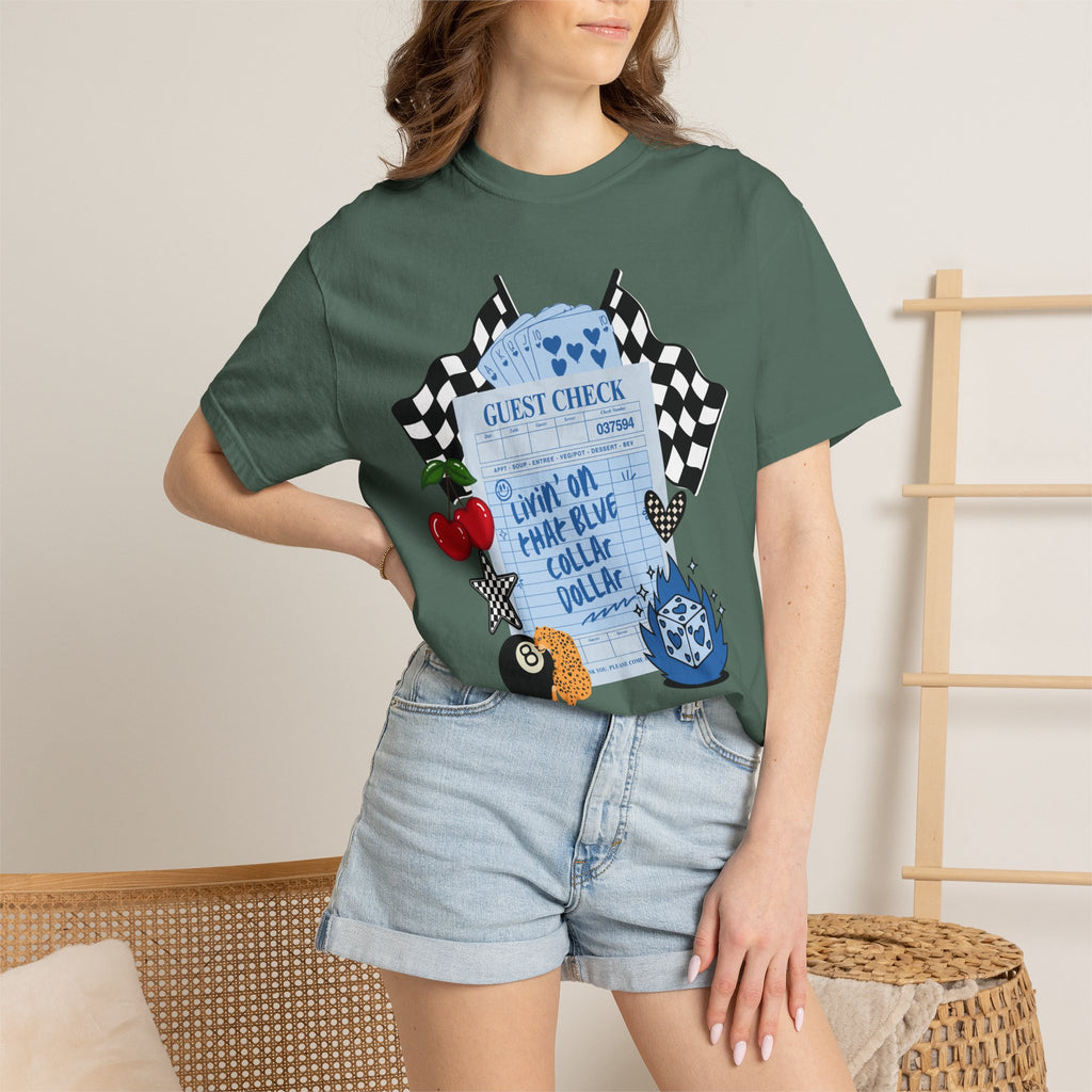 Livin on that blue collar dollar tee