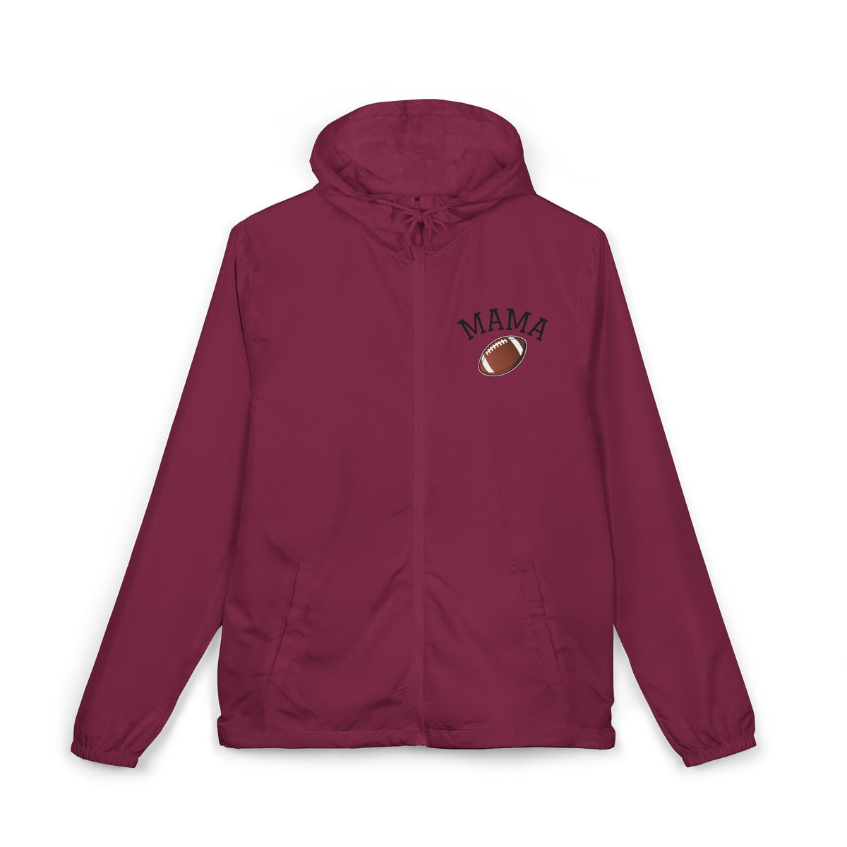 Football Mama- Full-Zip Windbreaker Jacket