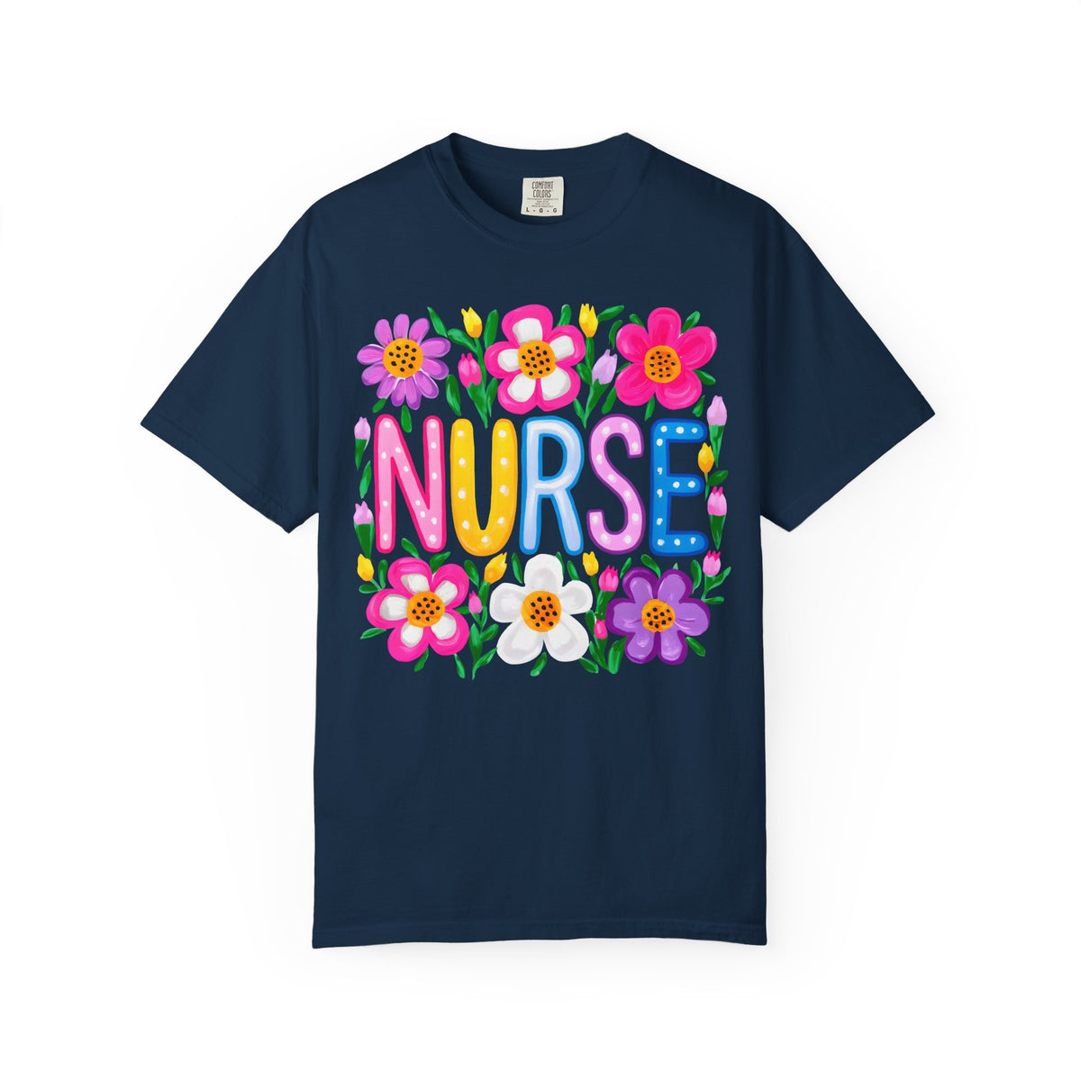 Nurse Floral T-shirt