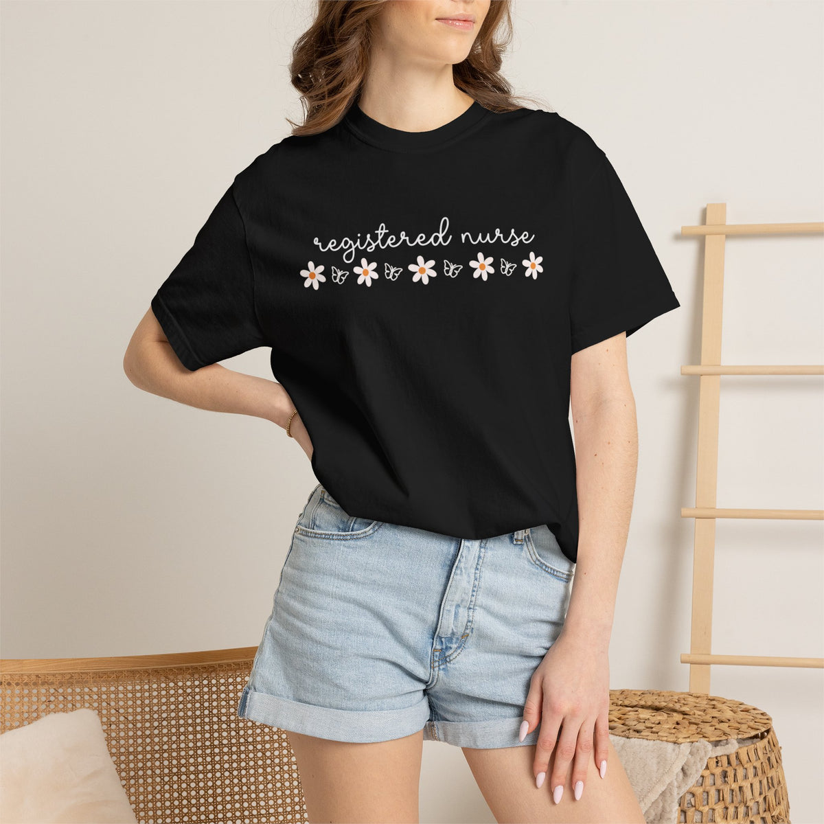 Registered Nurse Floral Tee