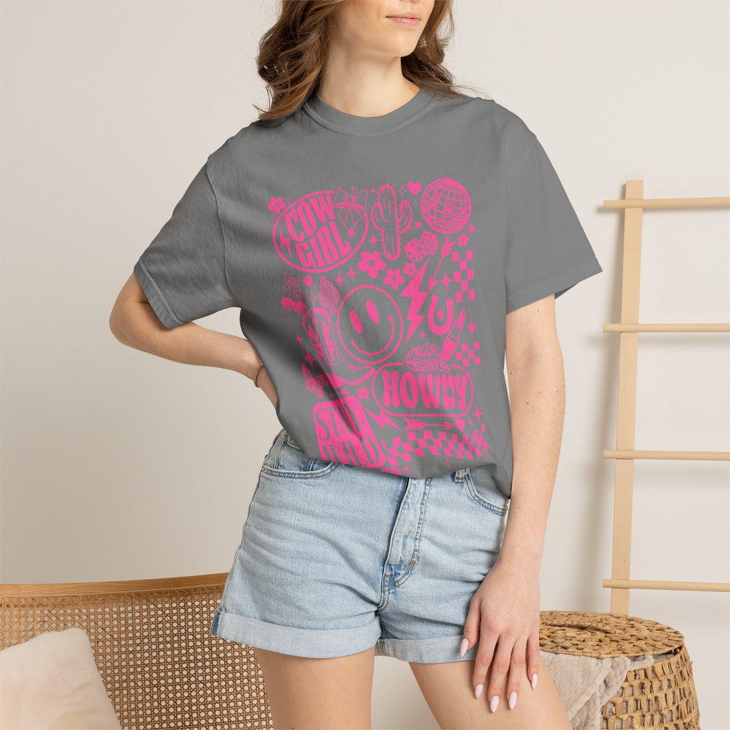 Cowgirl Howdy Graphic T-Shirt