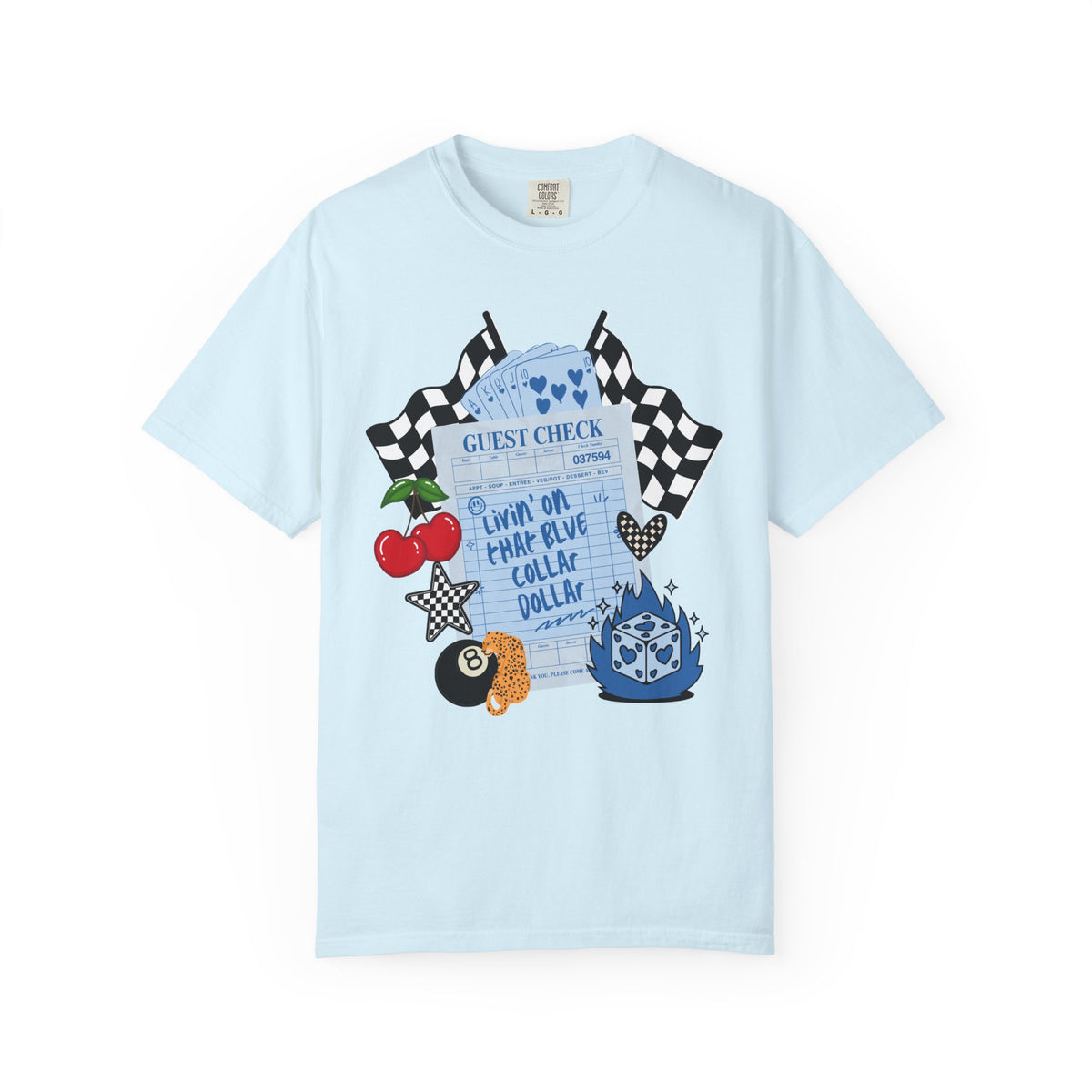 Livin on that blue collar dollar tee