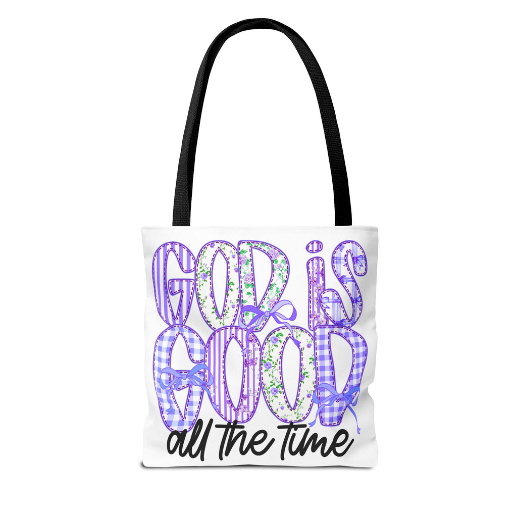 Canvas Tote — "God Is Good All The Time"