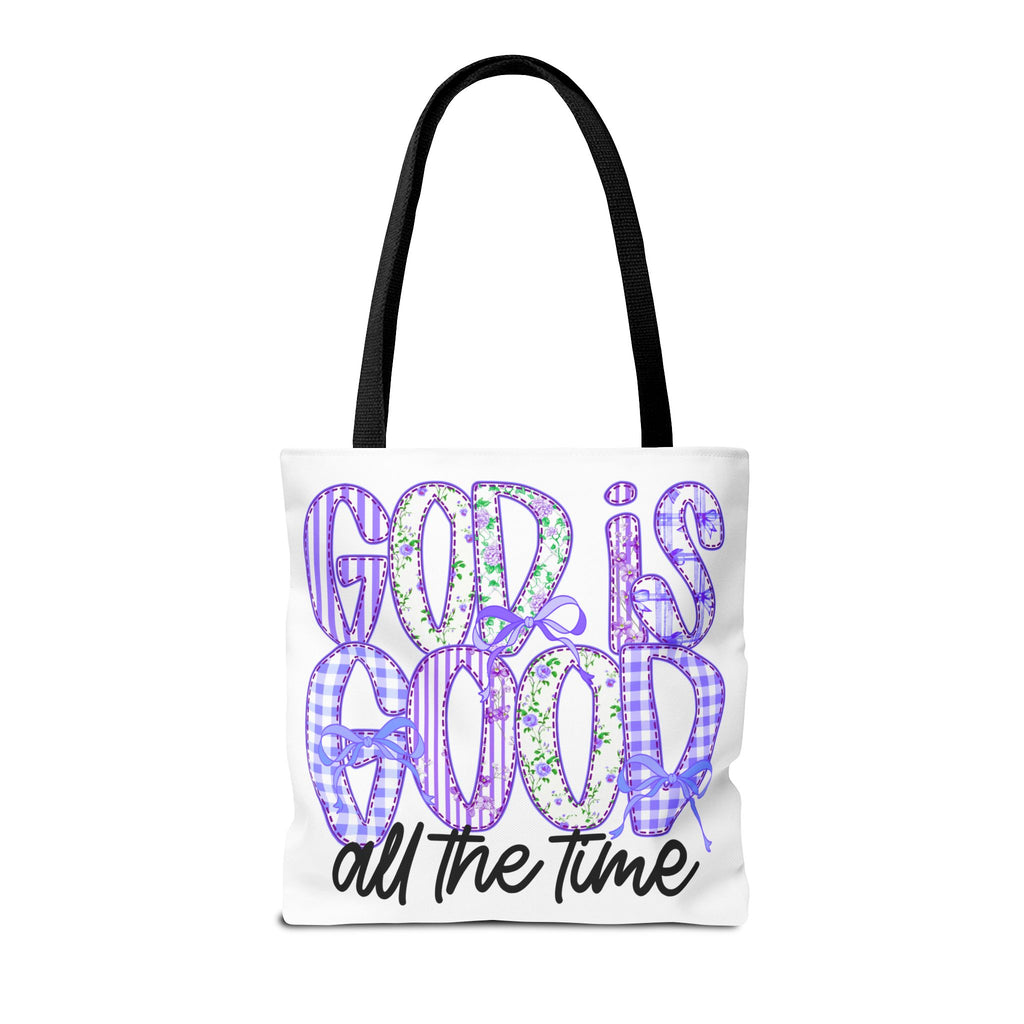 Canvas Tote — "God Is Good All The Time"