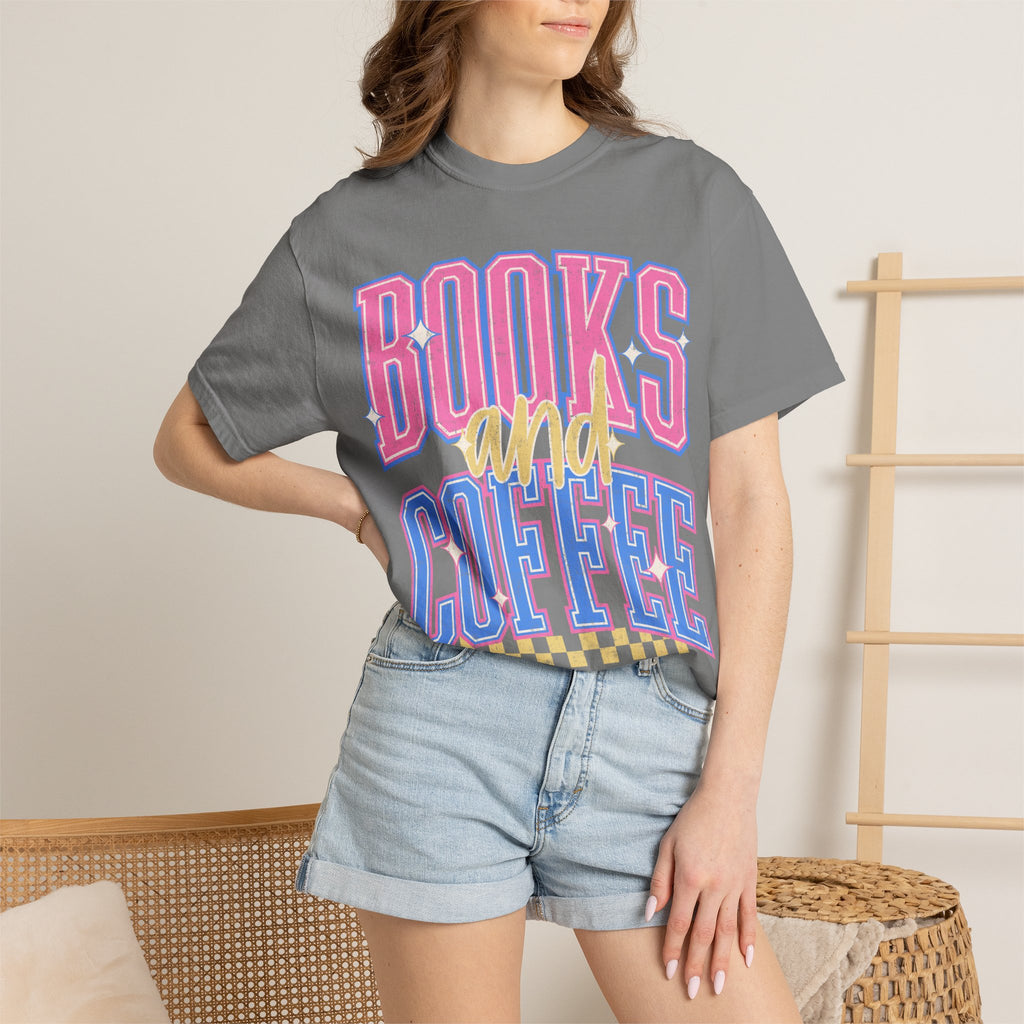 Book/Coffee Lovers- T-shirt