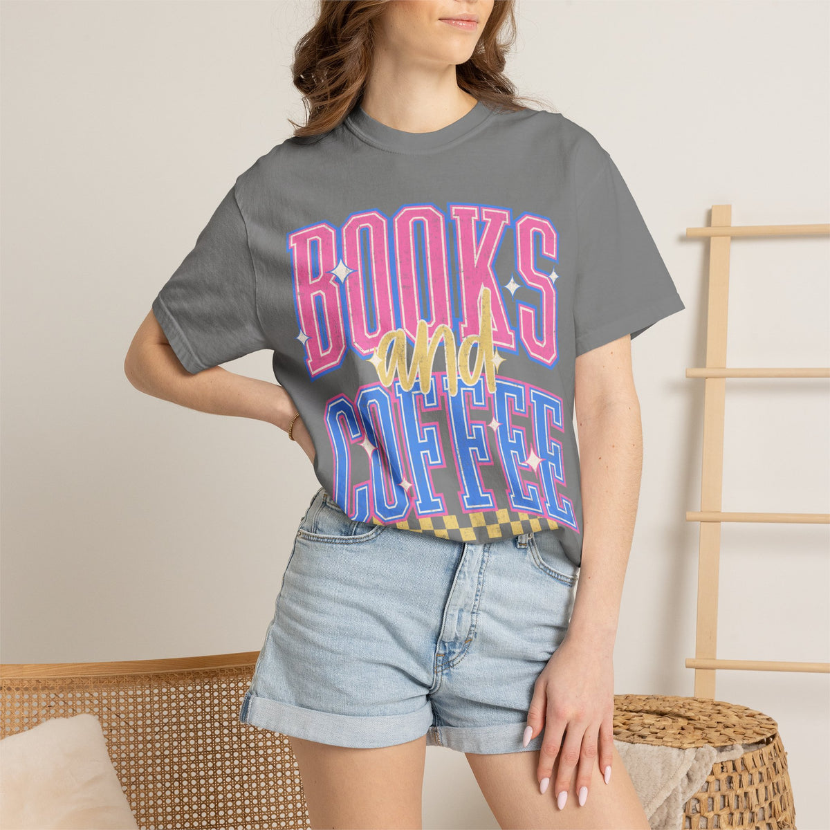 Book/Coffee Lovers- T-shirt