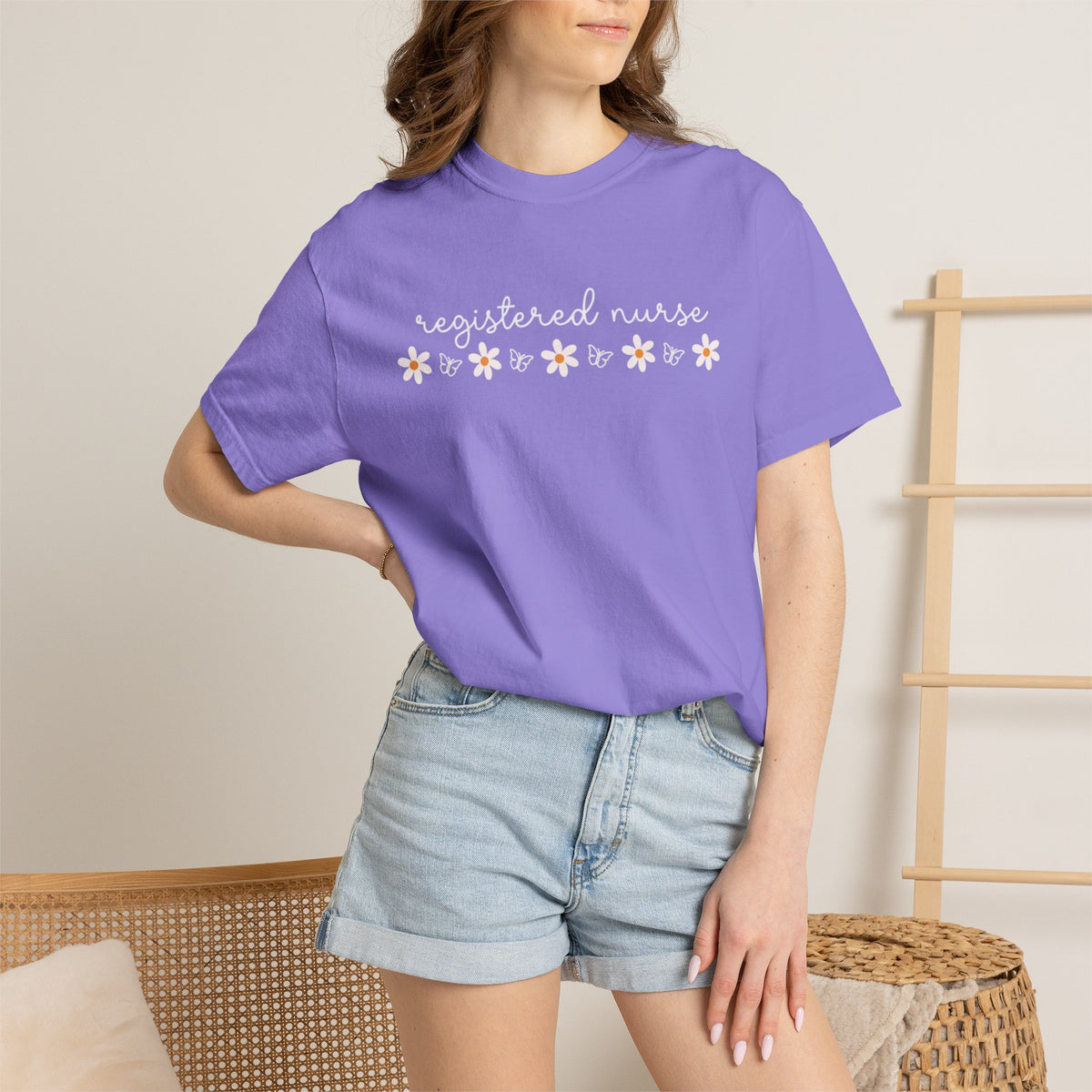 Registered Nurse Floral Tee