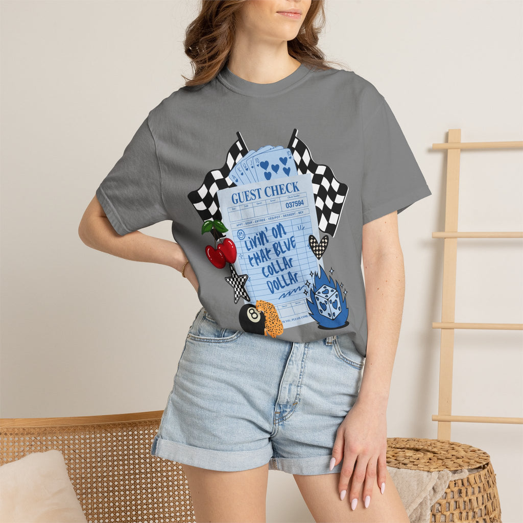 Livin on that blue collar dollar tee