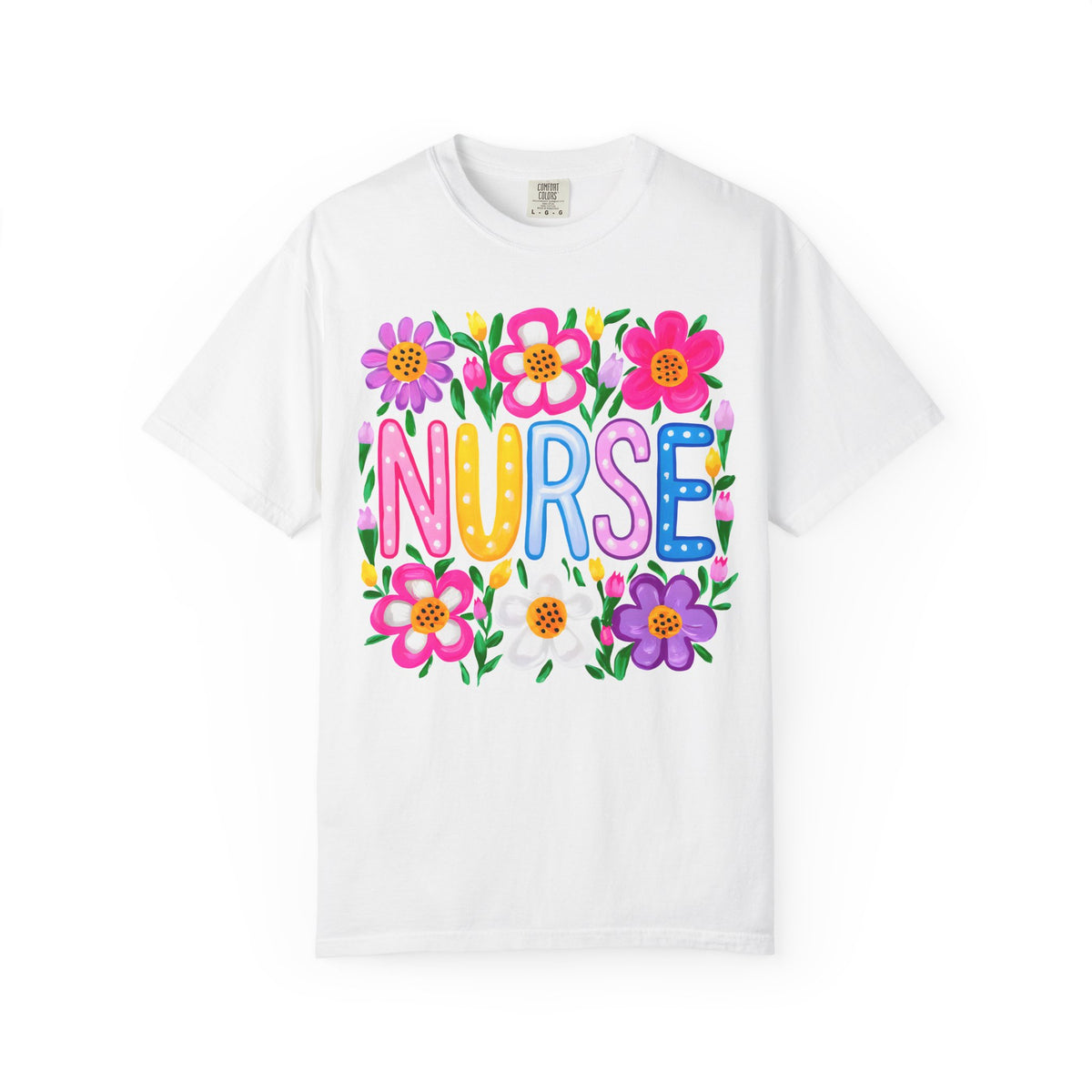 Nurse Floral T-shirt