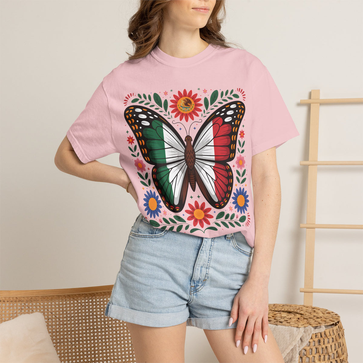 Floral Mexican Pride Tee