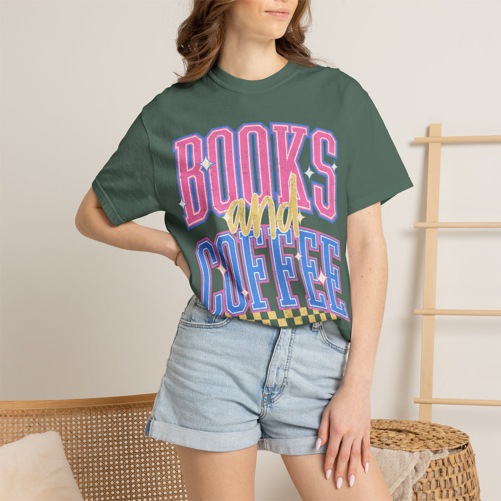 Book/Coffee Lovers- T-shirt