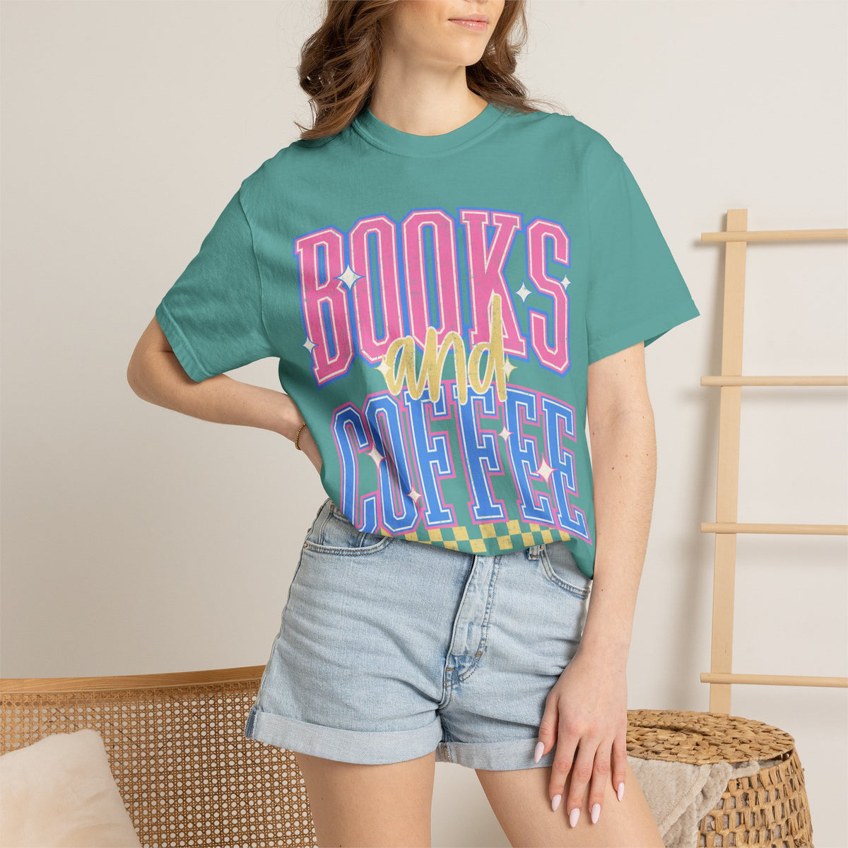 Book/Coffee Lovers- T-shirt