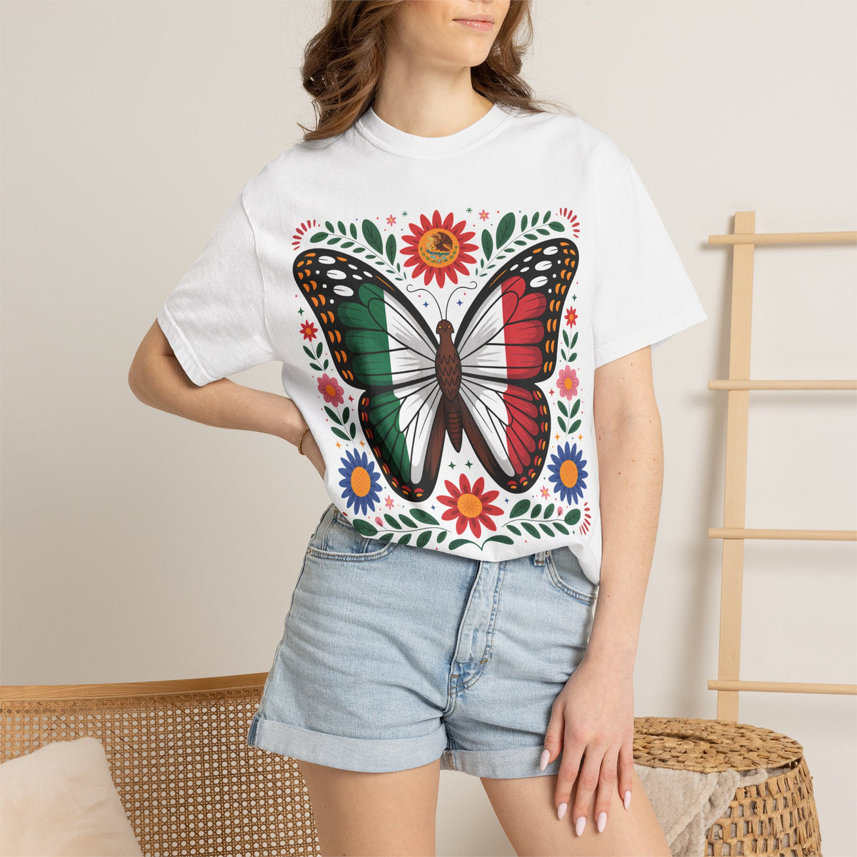 Floral Mexican Pride Tee