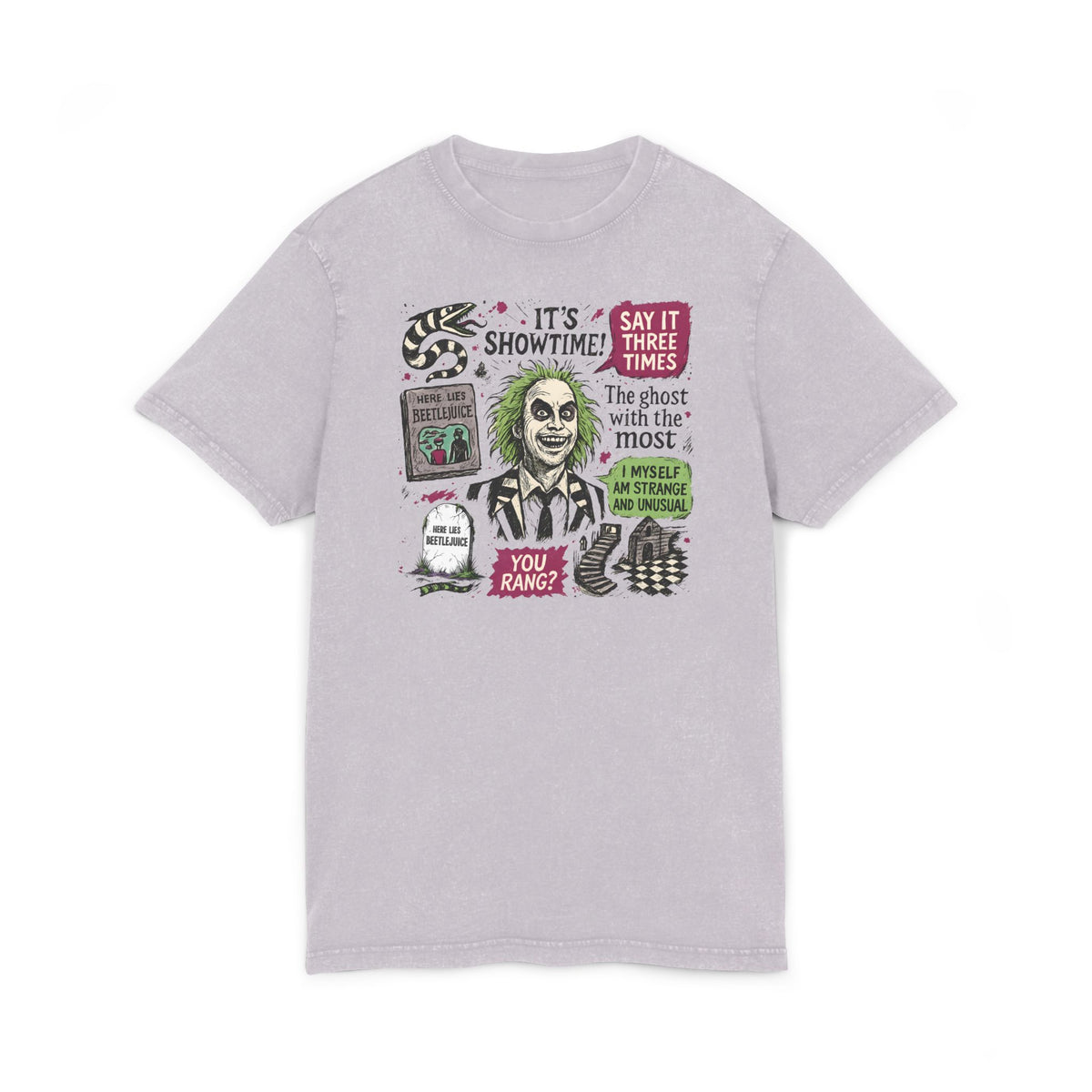 Acid Washed Beetlejuice Tee