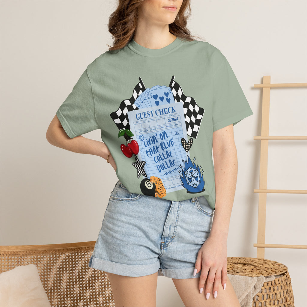 Livin on that blue collar dollar tee