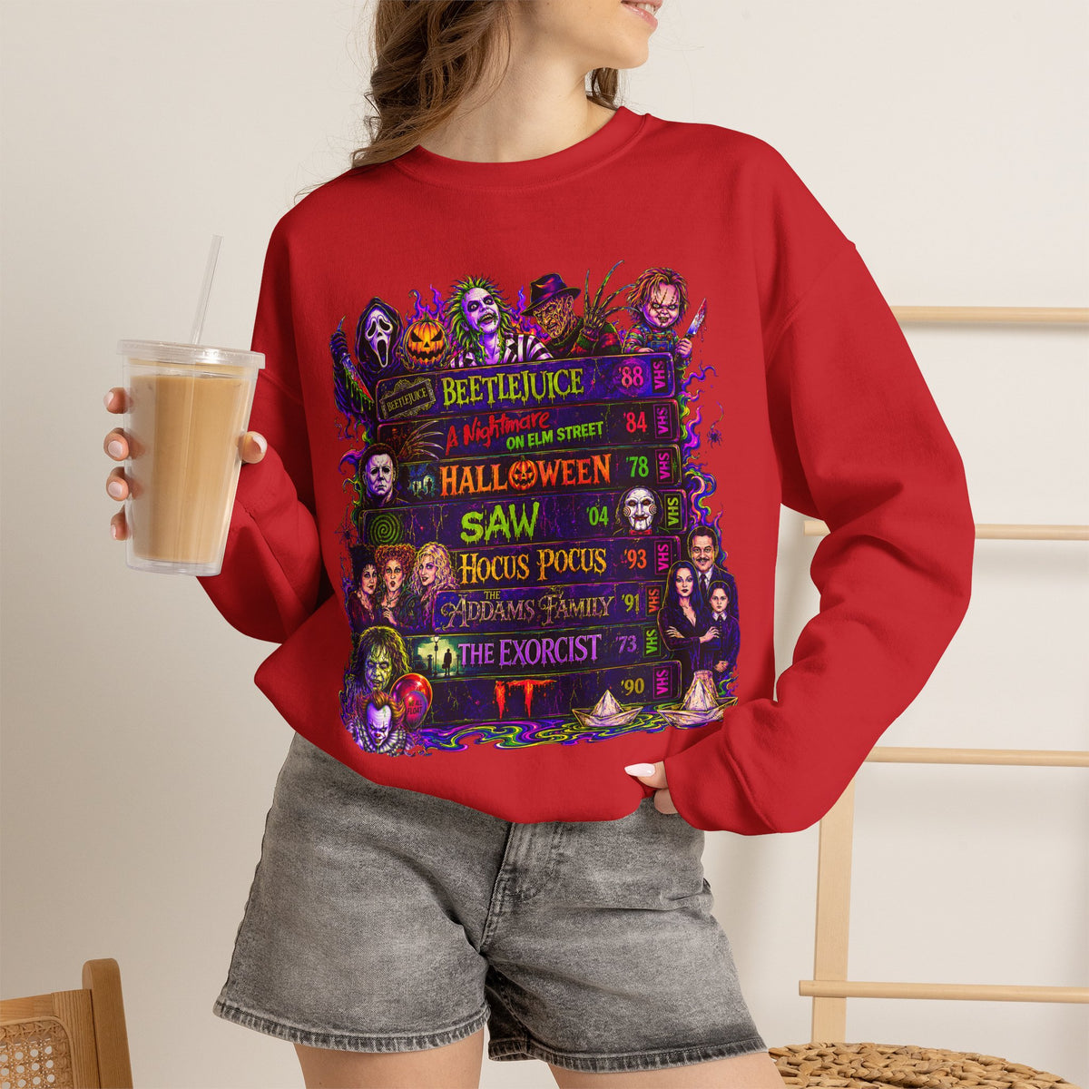 Classic Halloween Horror Crewneck