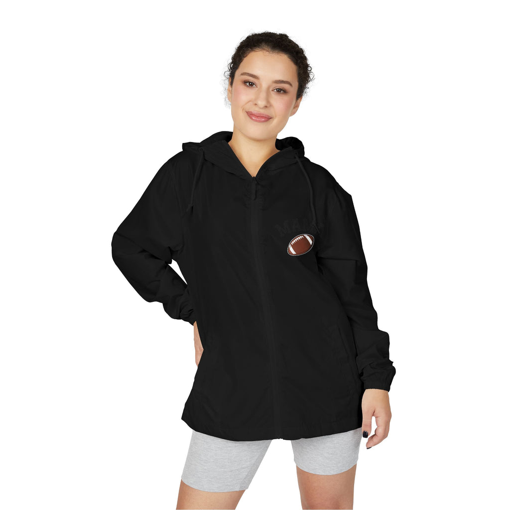 Football Mama- Full-Zip Windbreaker Jacket