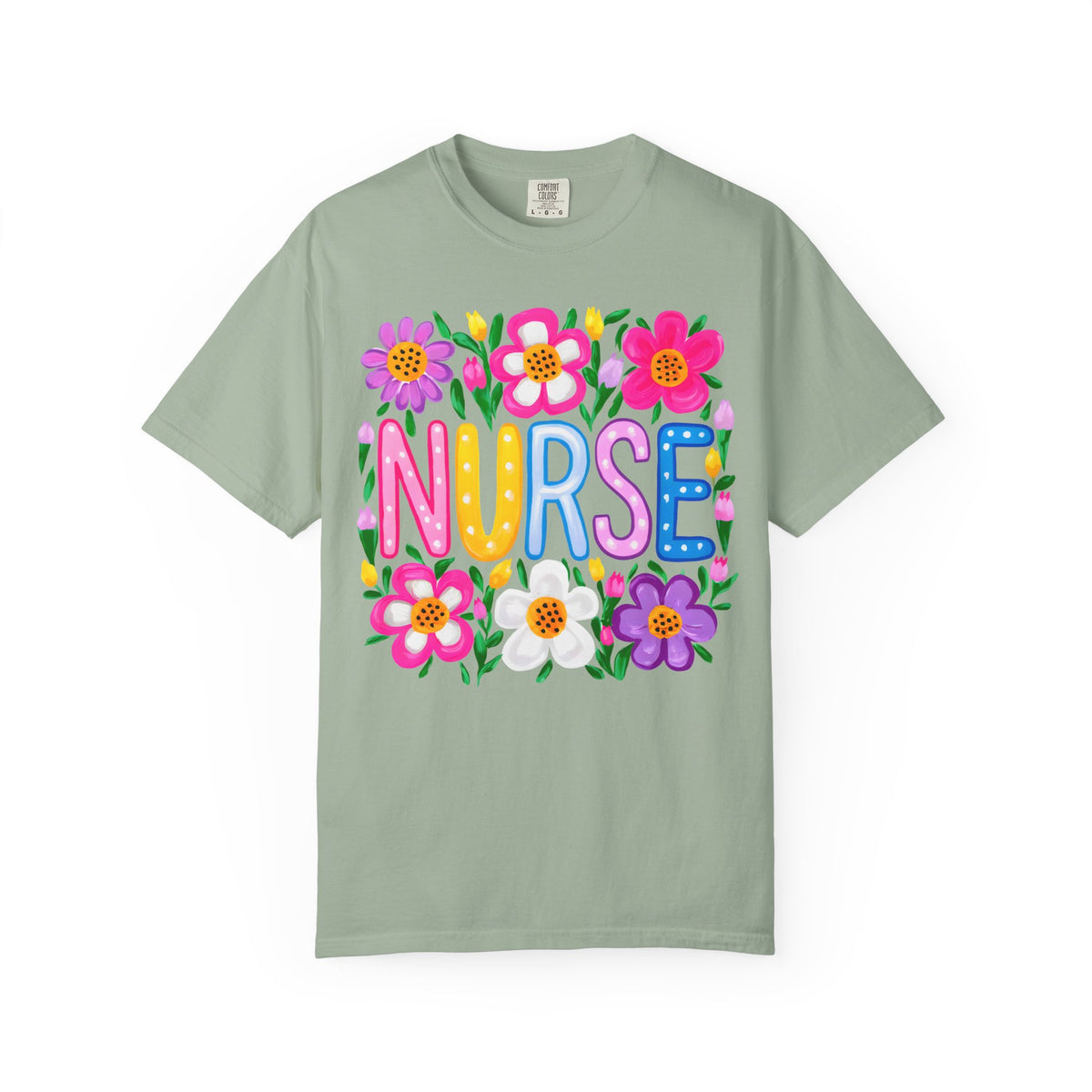 Nurse Floral T-shirt