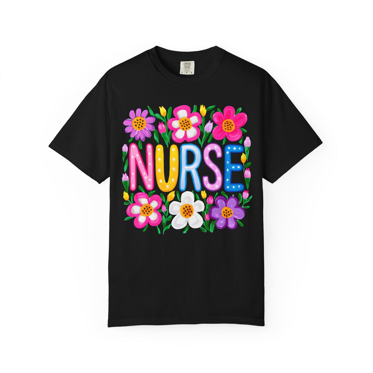 Nurse Floral T-shirt