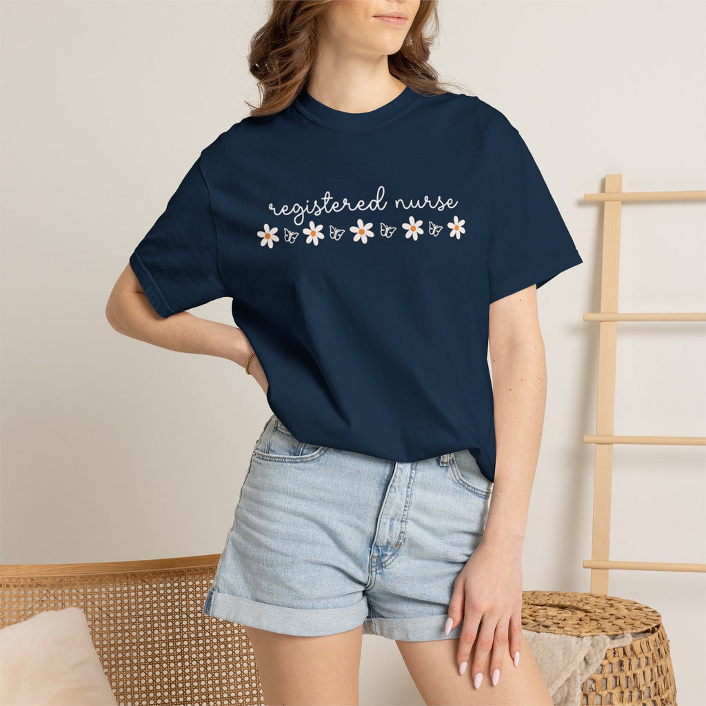 Registered Nurse Floral Tee