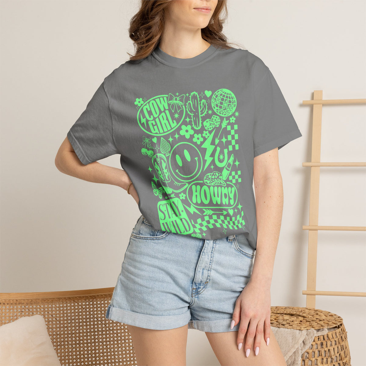 Cowgirl Howdy Graphic T-Shirt