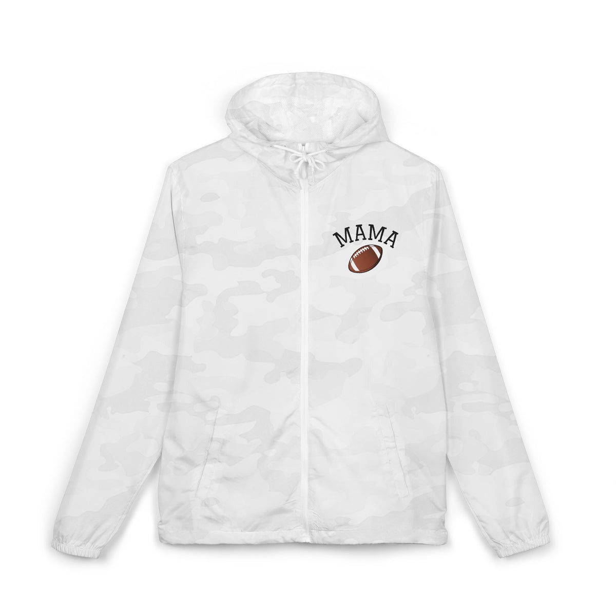 Football Mama- Full-Zip Windbreaker Jacket