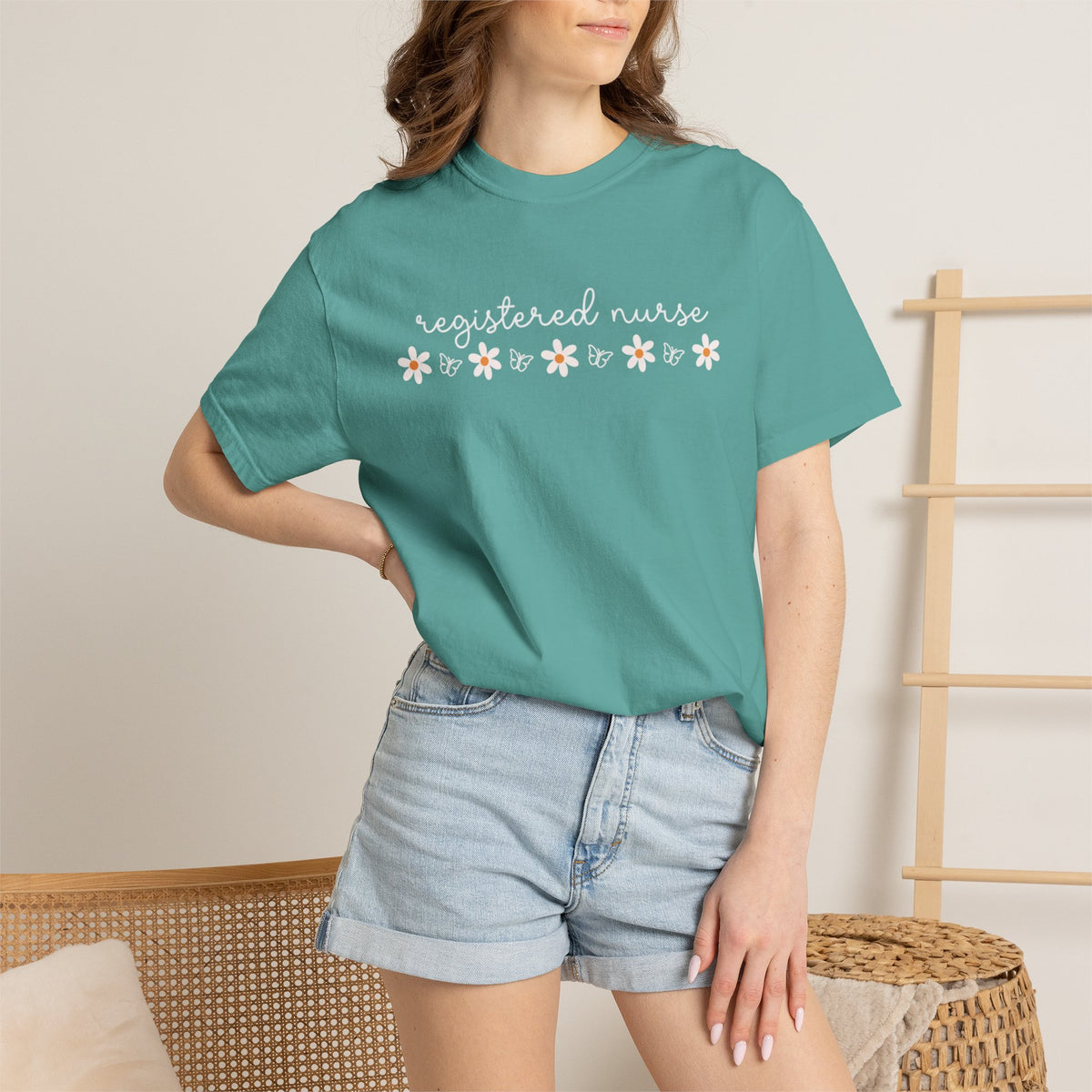 Registered Nurse Floral Tee