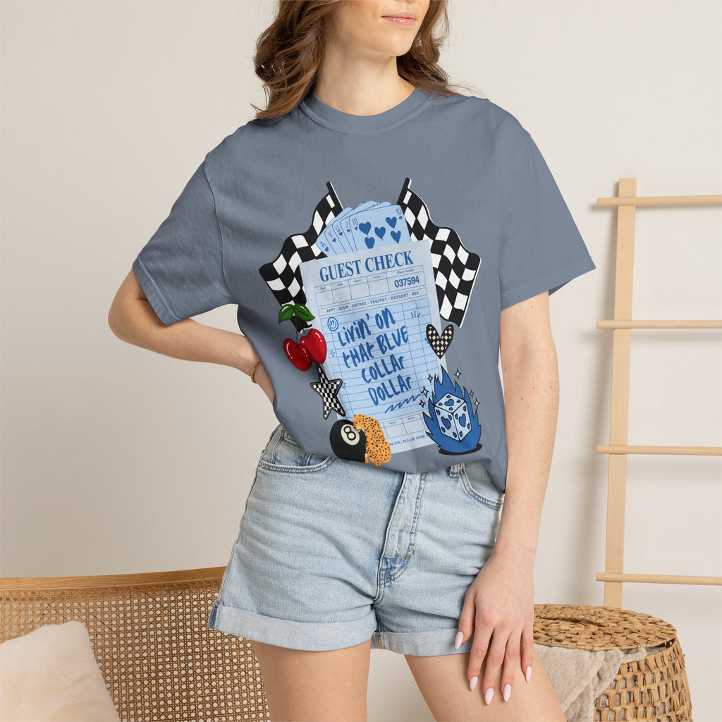 Livin on that blue collar dollar tee