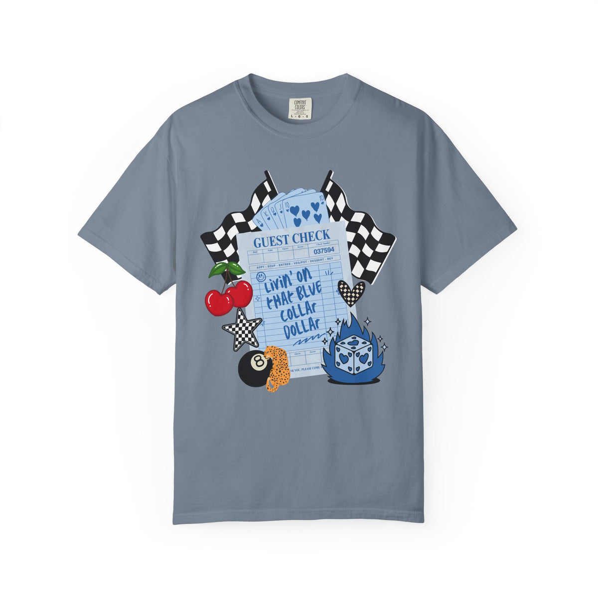Livin on that blue collar dollar tee