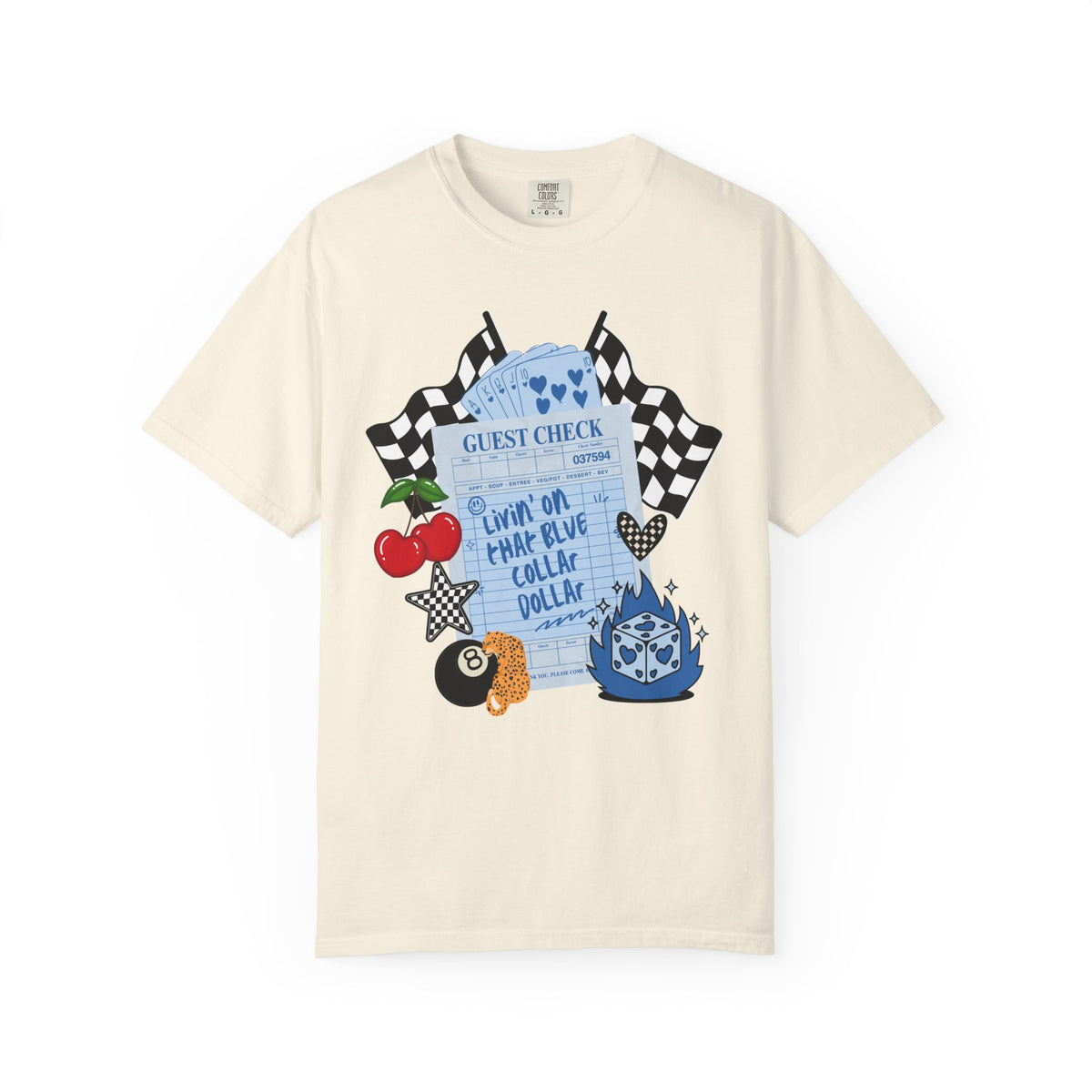Livin on that blue collar dollar tee