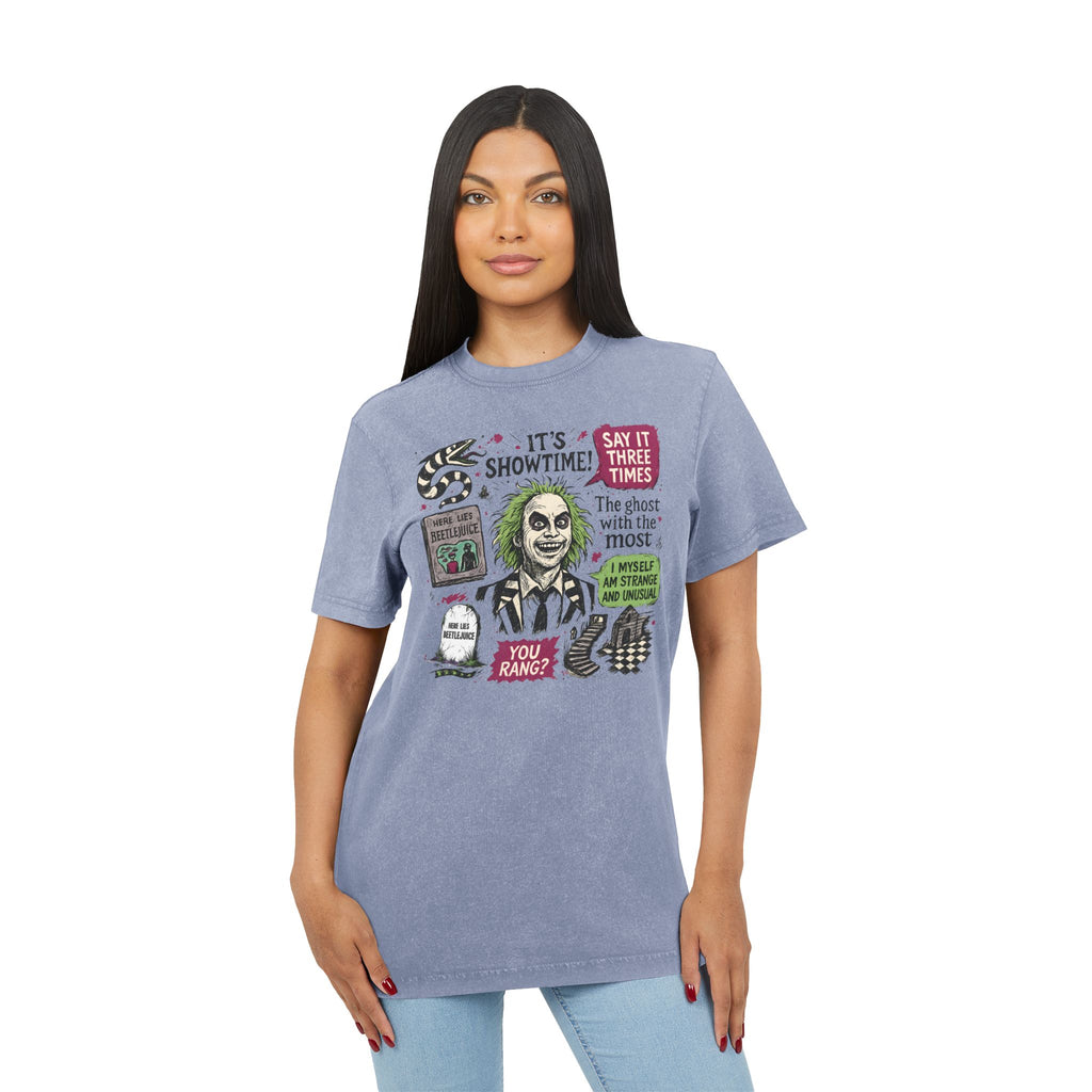 Acid Washed Beetlejuice Tee