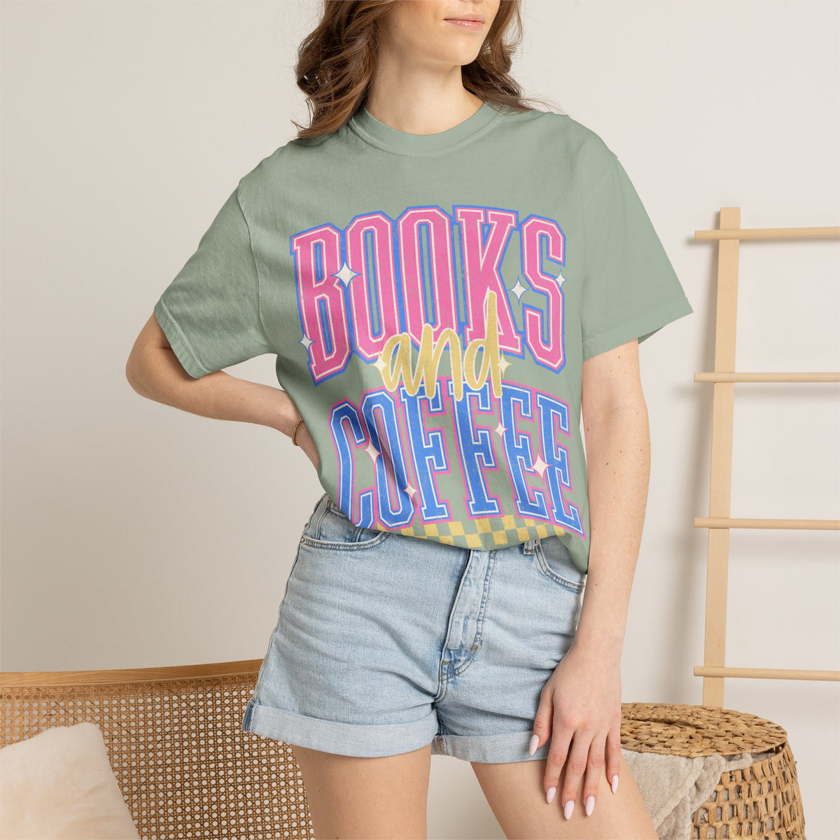 Book/Coffee Lovers- T-shirt