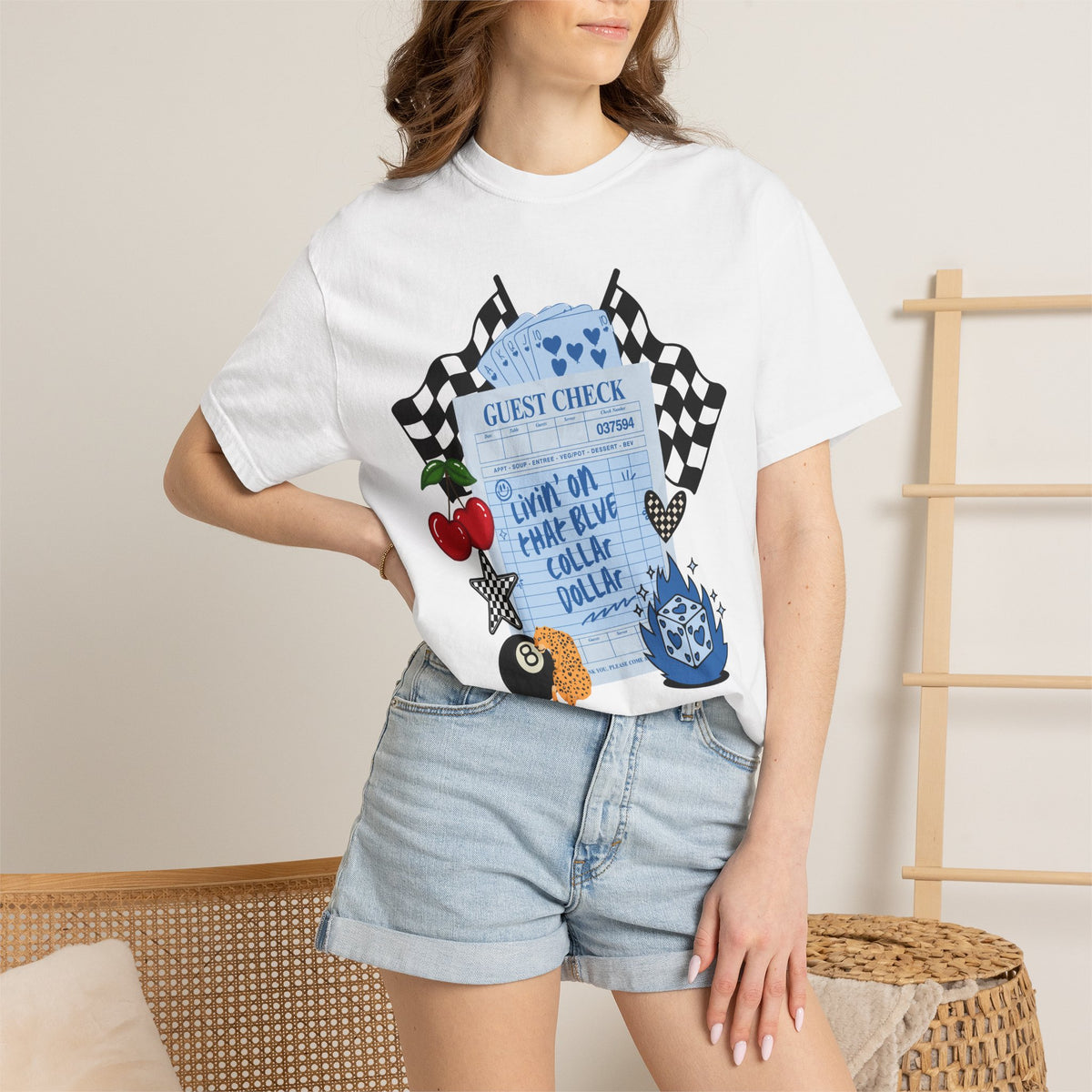 Livin on that blue collar dollar tee