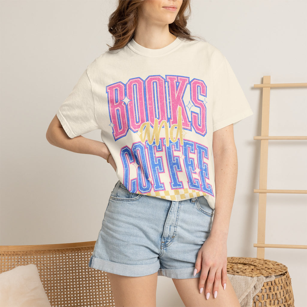 Book/Coffee Lovers- T-shirt