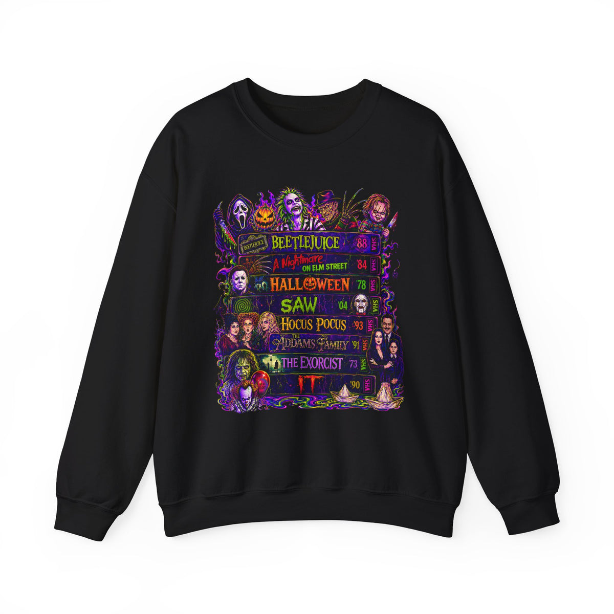 Classic Halloween Horror Crewneck