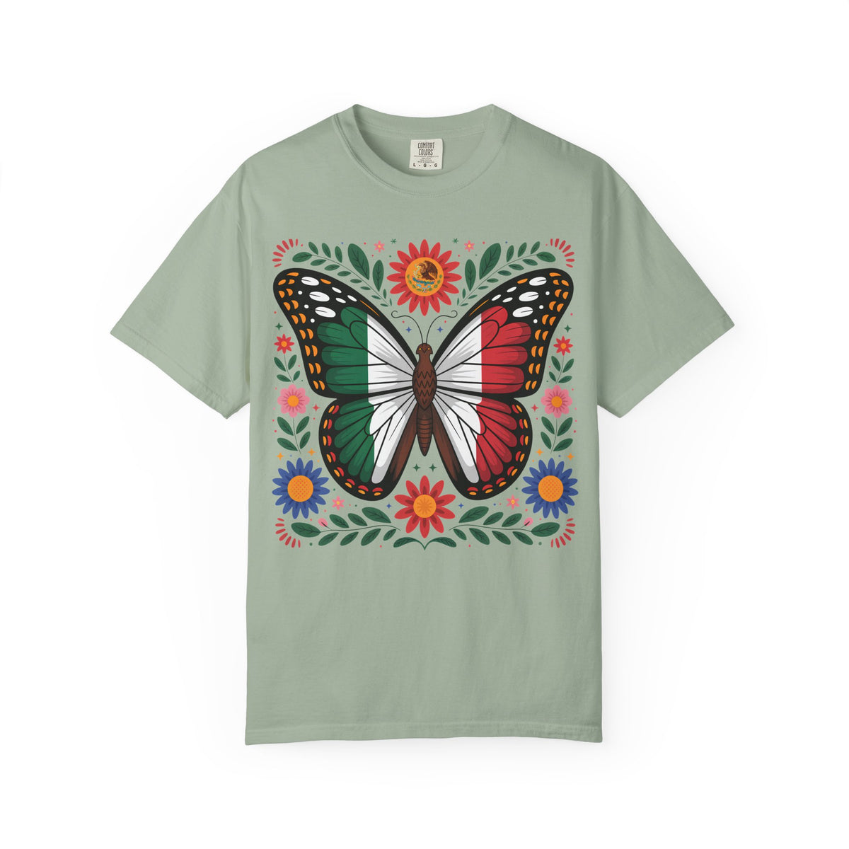 Floral Mexican Pride Tee