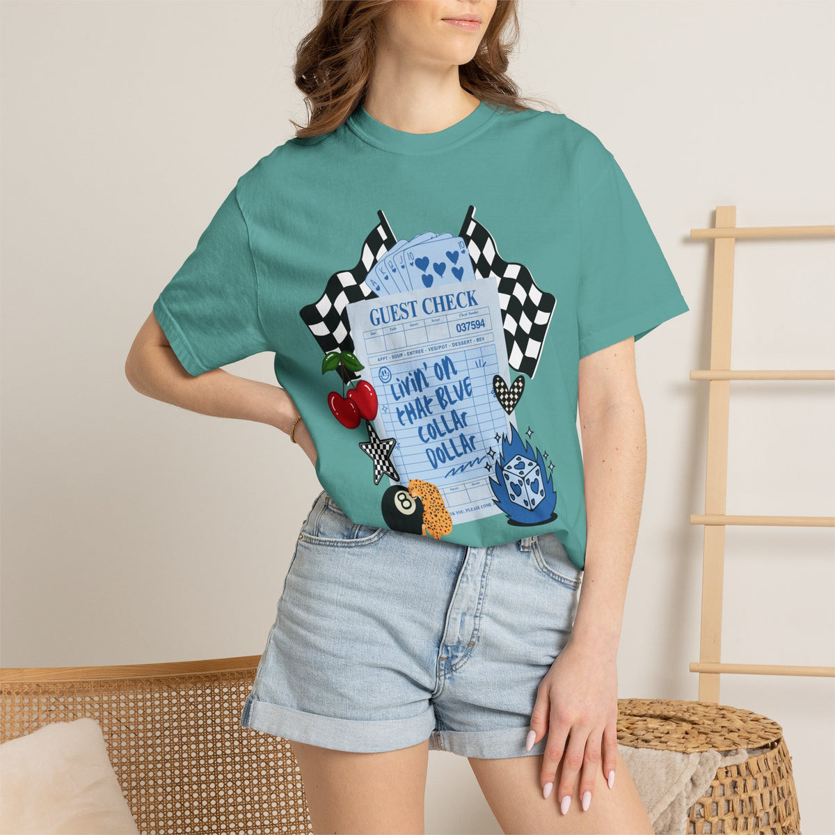 Livin on that blue collar dollar tee