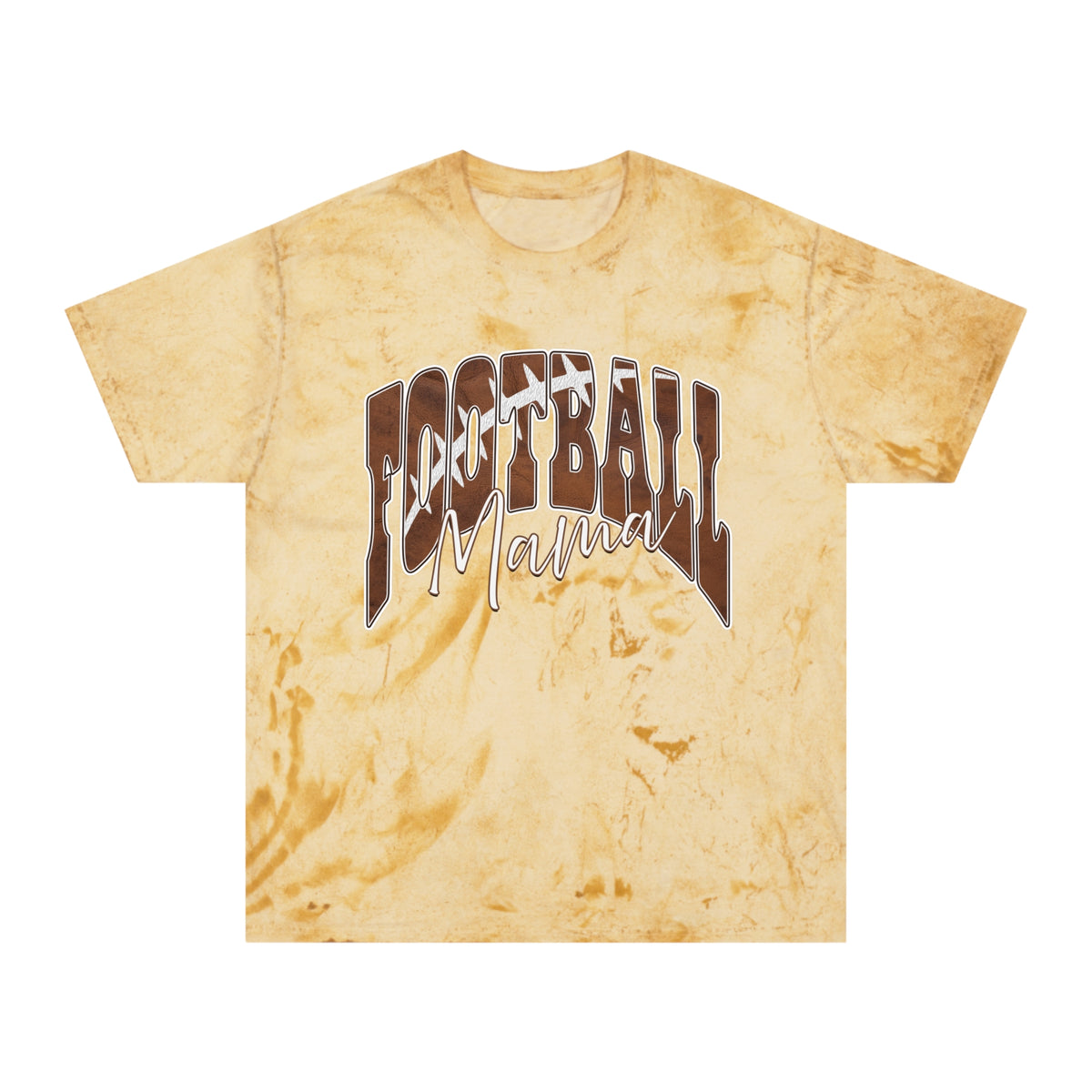 Color Blast Football Mama Tee