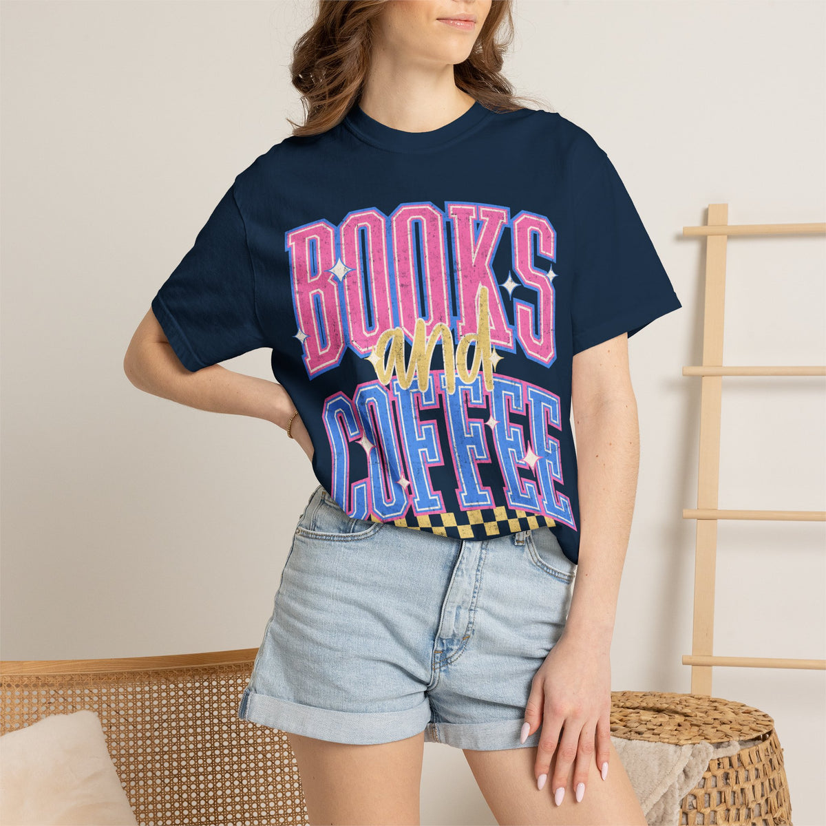 Book/Coffee Lovers- T-shirt