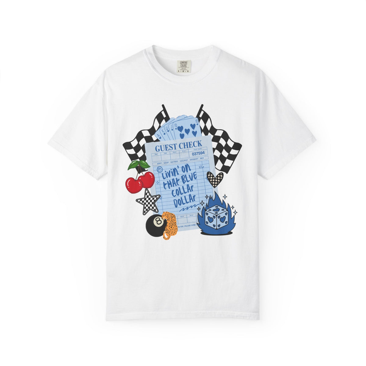 Livin on that blue collar dollar tee