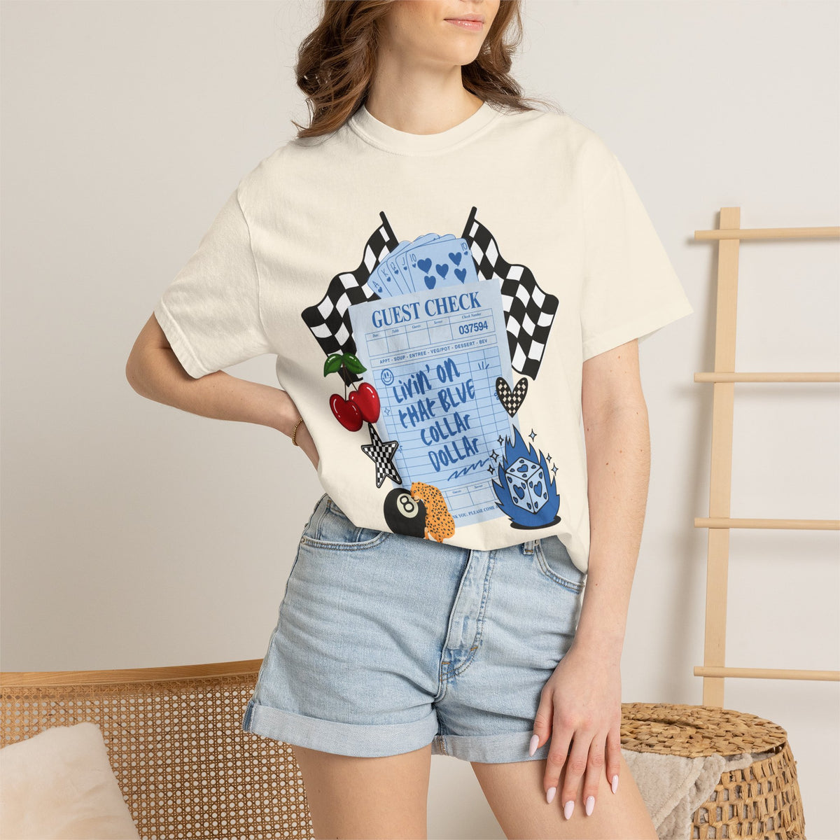 Livin on that blue collar dollar tee
