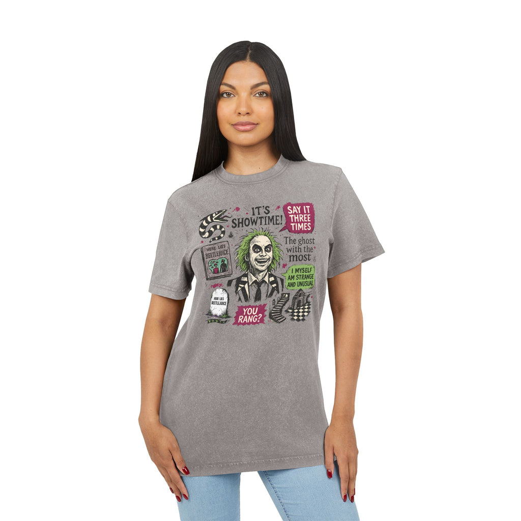 Acid Washed Beetlejuice Tee
