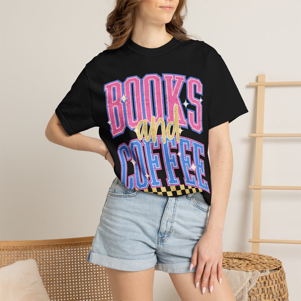 Book/Coffee Lovers- T-shirt