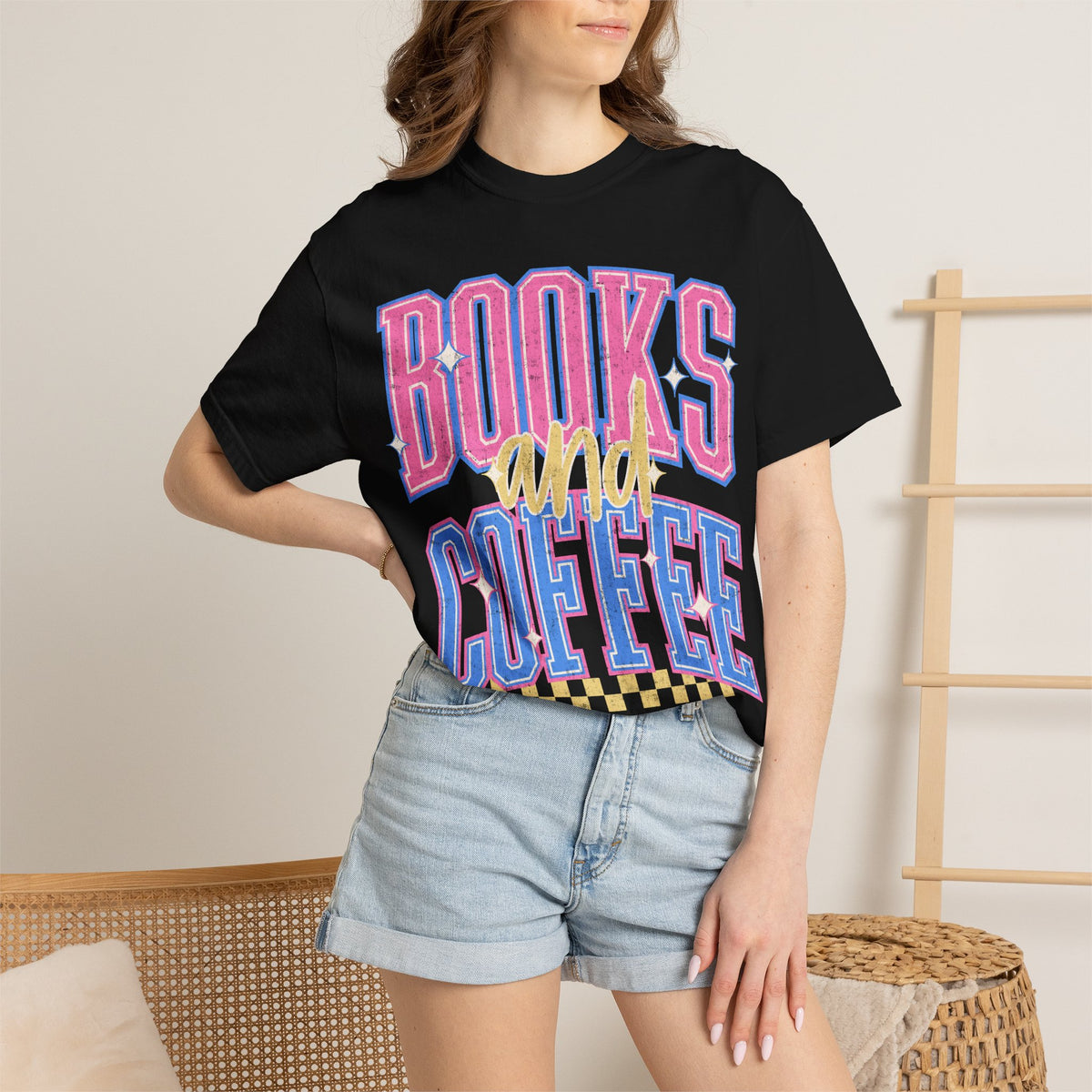 Book/Coffee Lovers- T-shirt