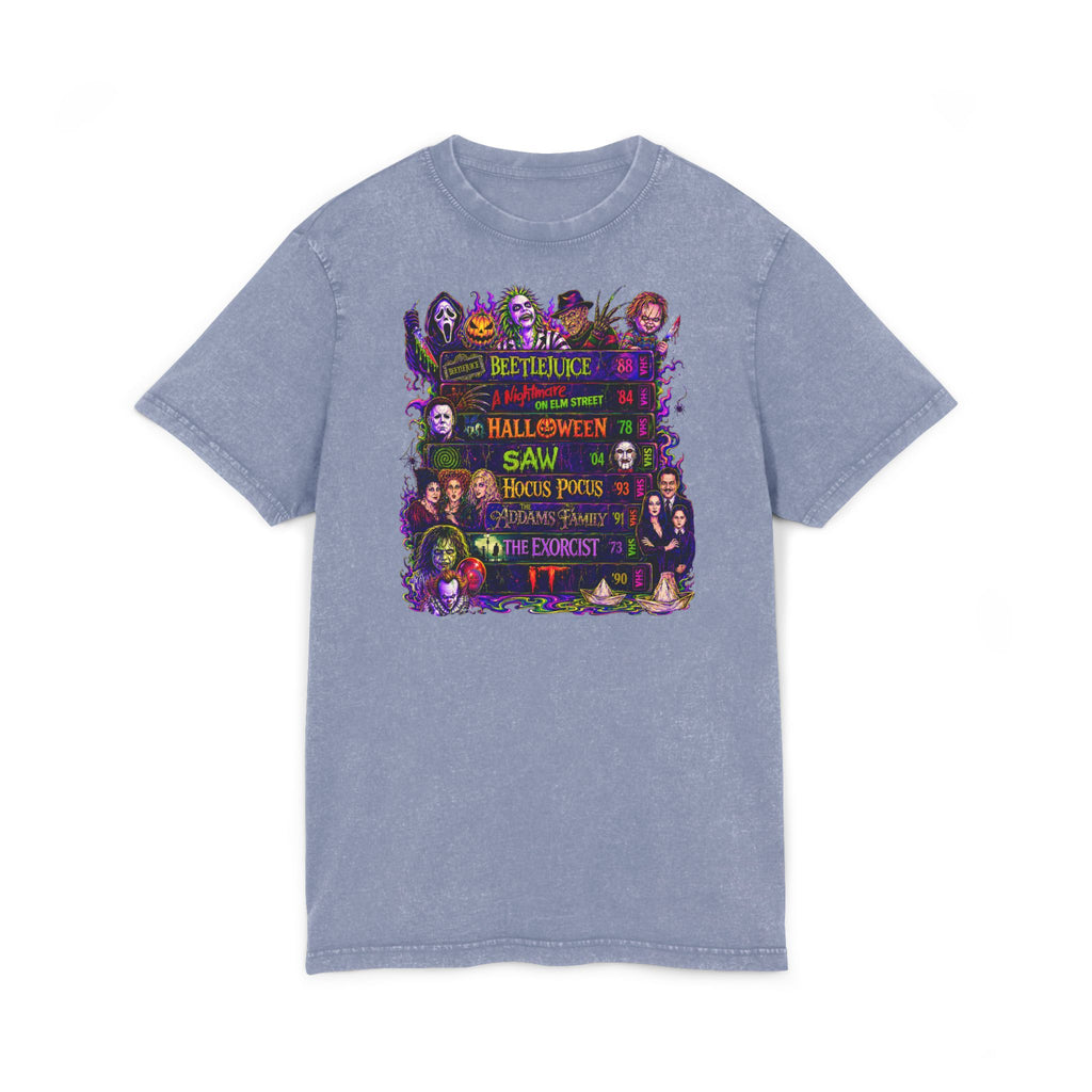 Acid Washed Classic Horror Film Tee