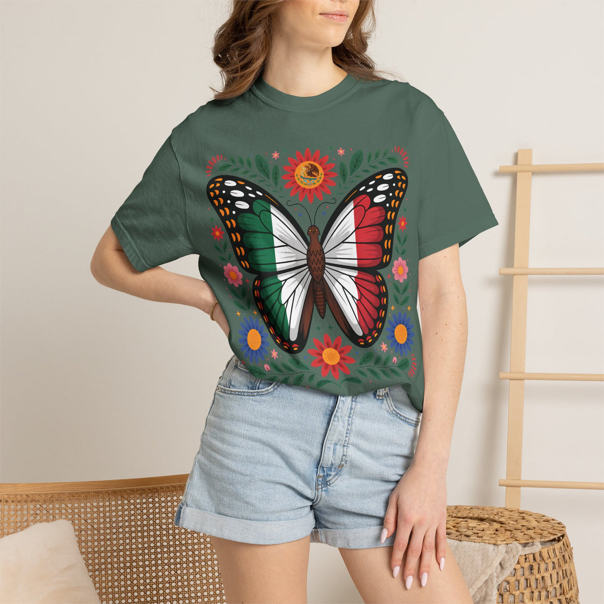 Floral Mexican Pride Tee