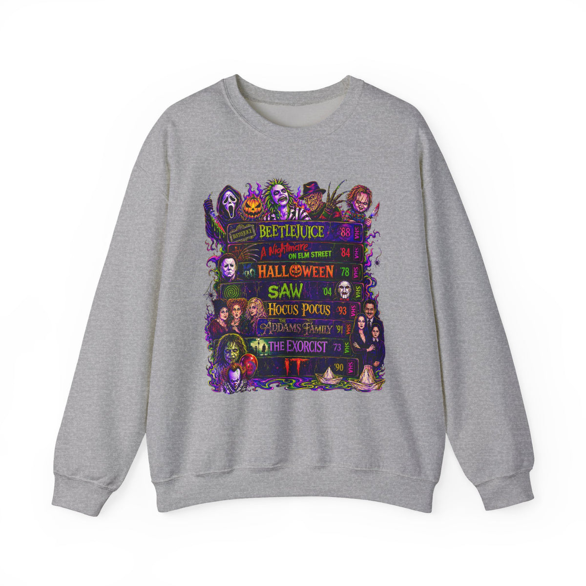 Classic Halloween Horror Crewneck