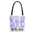 Canvas Tote — "God Is Good All The Time"